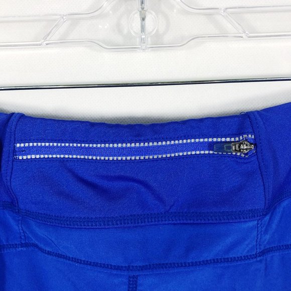 SOLD Athleta | 2 in 1 Pulse Shorts in Blue & Black - Picture 5 of 7